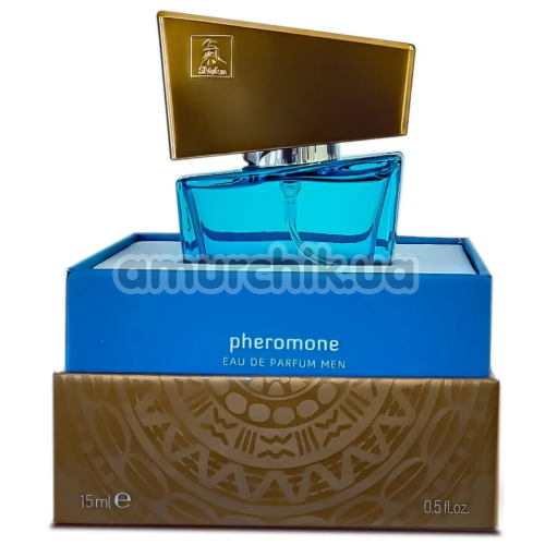 Духи с феромонами Shiatsu Pheromone Fragrance Men Light Blue для мужчин, 15 мл