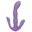 Анально-вагинально-клиторальный вибратор Proposition, фиолетовый - Фото №1
