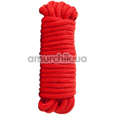 Веревка Guilty Pleasure Bondage Rope 5m, красная - Фото №1