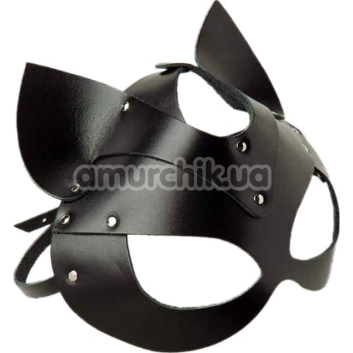 Маска Кошечки DS Fetish Leather Cat Mask, чорна