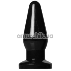 Анальна пробка Frisky Black Anal Plug Large, чорна - Фото №1