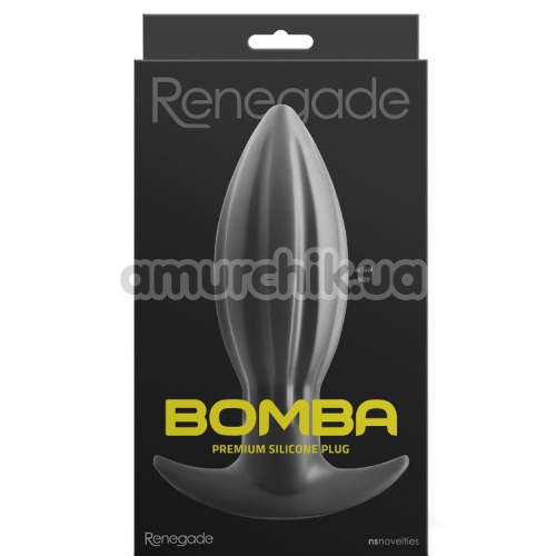 Анальная пробка Renegade Bomba Small, черная