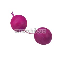 Вагинальные шарики Jiggle Latex Orgasm Balls - фиолетовые - Фото №1
