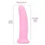 Фаллоимитатор с ароматом жвачки Delicious Dildo Bubble Gum 19.5 см, розовый - Фото №6