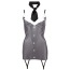 Костюм секретарки Cottelli Collection Costumes чорно-білий: сукня+ краватка - Фото №3