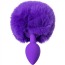 Анальна пробка з фіолетовим хвостиком ToDo Anal Plug Sweet Bunny, фіолетова - Фото №3