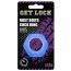Эрекционное кольцо Get Lock Nust Bolts Cock Ring, синее - Фото №4