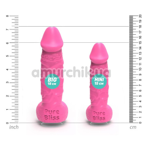 Мыло в виде пениса с присоской Pure Bliss Mini, розовое