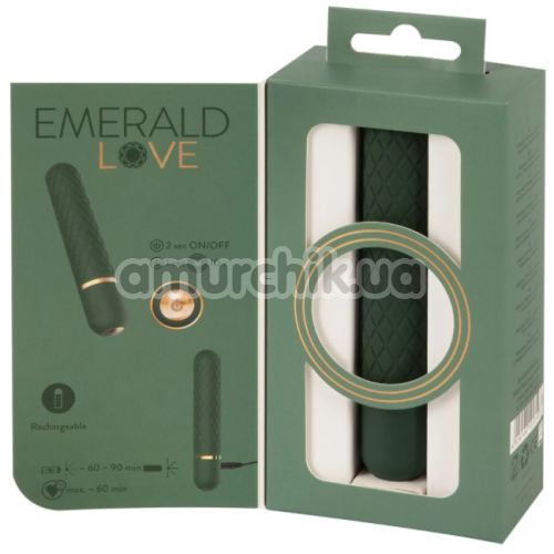 Кліторальний вібратор Emerald Love Luxurious Bullet Vibrator, зелений