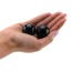 Вагинальные шарики Black Glass Ben-Wa Balls Medium, черные - Фото №4