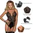 Боди Star Night Corset Mesh Bodysuit, черное - Фото №10