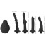 Інтимний душ з 4 насадками Black Velvets Douche With 4 Attachments, чорний - Фото №7