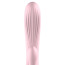 Вибратор с подогревом FoxShow Silicone 10 Function Heating Vibrator, розовый - Фото №2