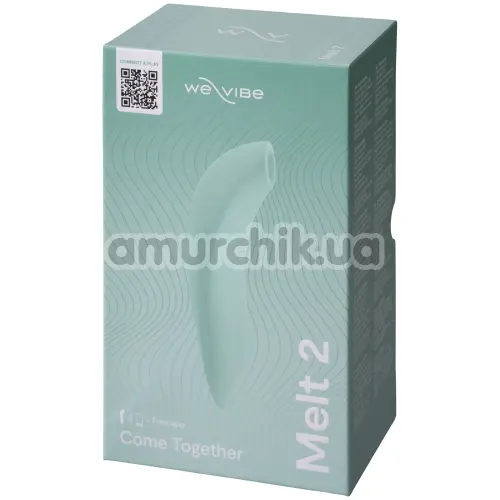 Симулятор орального сексу для жінок We-Vibe Melt 2 (ві вайб мелт 2 бірюзовий)