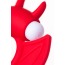 Эрекционное кольцо с вибрацией JOS Cocky Devil, красное - Фото №5