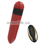 Клиторальный вибратор на пульте Boss Series Rocket, красный - Фото №1