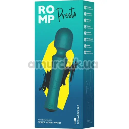 Універсальний вібромасажер Romp Presto, зелений