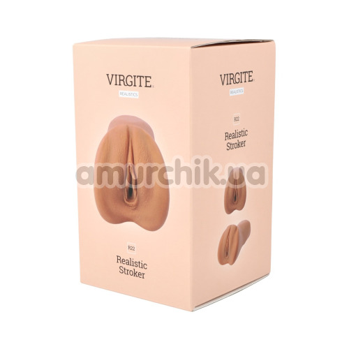 Искусственная вагина Virgite Realistic Stroker R22, телесная