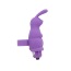 Насадка на палець з вібрацією MisSweet Sweetie Rabbit, фіолетова - Фото №1