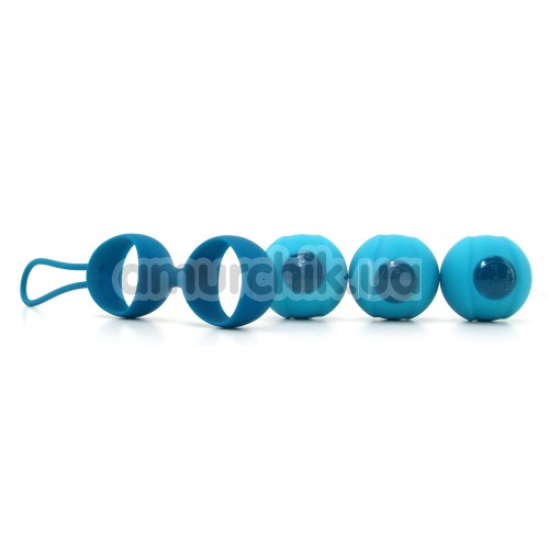 Вагинальные шарики Key Stella II Double Kegel Ball Set, голубые