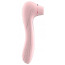 Симулятор орального секса для женщин с вибрацией Boss Series Rechargeable Sucking Massager, светло-розовый - Фото №5