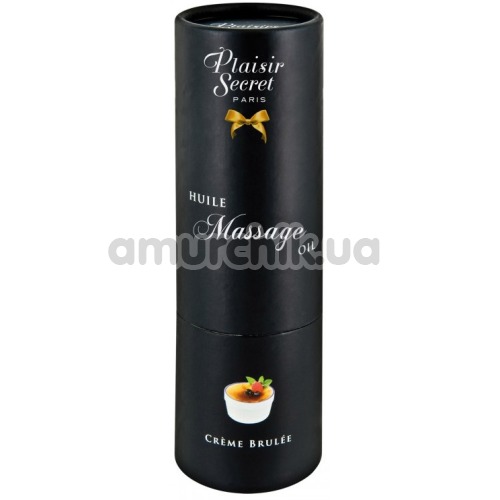 Массажное масло Plaisir Secret Paris Huile Massage Oil Creme Brulee - крем-брюле, 59 мл