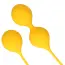 Набор вагинальных шариков Loveline Silicone Kegel Balls Training Set, желтый - Фото №5