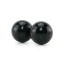 Вагинальные шарики Black Glass Ben-Wa Balls Small, черные - Фото №2