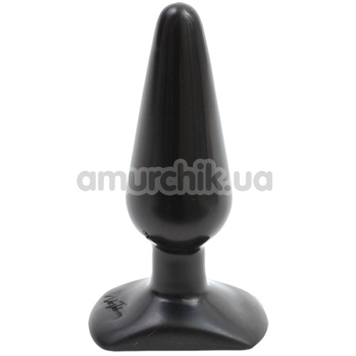 Анальная пробка Classic Butt Plug средняя, черная - Фото №1