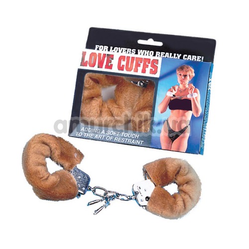 Наручники Love Cuffs светло-коричневые