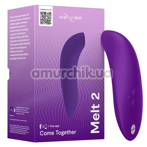 Симулятор орального секса для женщин We-Vibe Melt 2 (ви вайб мелт фиолетовый)