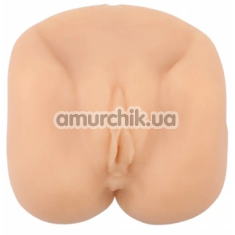 Штучна вагіна і анус з вібрацією ManQ College Student Angela, тілесна - Фото №1