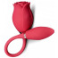 Симулятор орального секса для женщин с виброяйцом Boss Series Miss Coyness, розовый - Фото №2