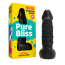 Мыло в виде пениса с присоской Pure Bliss Big, черное - Фото №4