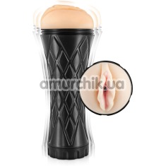 Искусственная вагина с вибрацией Real Body Real Cup Vaginal Masturbator Vibrating, телесная - Фото №1