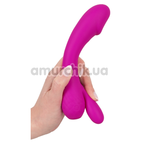 Вибратор XouXou Super Soft Silicone Rechargeable Rabbit Vibrator, розовый