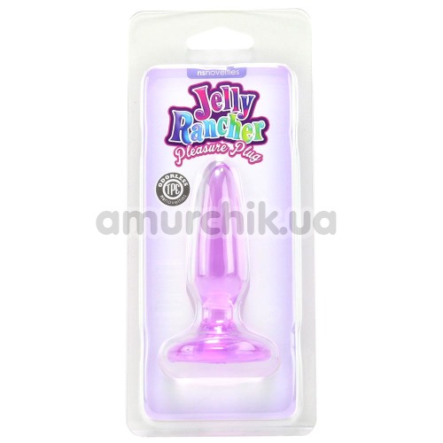 Анальна пробка Jelly Rancher Pleasure Plug Mini, фіолетова