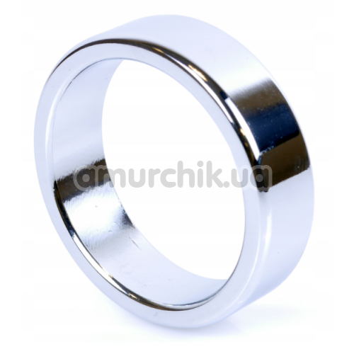 Эрекционное кольцо Boss Series Metal Cock Ring Large, серебрянное