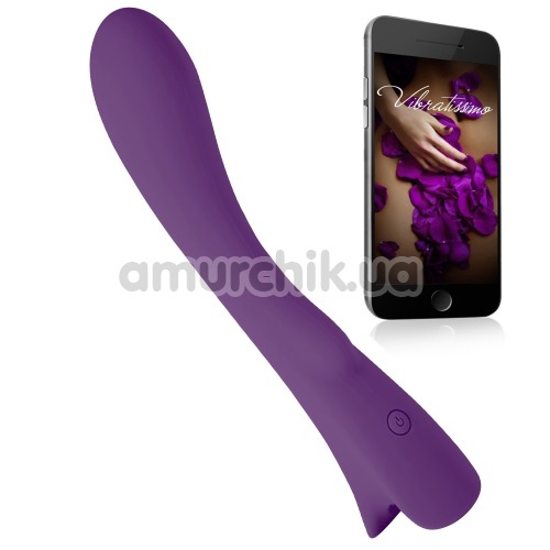 Вібратор для точки G Amor Vibratissimo G-vibrator, фіолетовий - Фото №1
