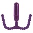 Вагінальний розширювач з вібрацією Vibrating Intimate Spreader, фіолетовий - Фото №2