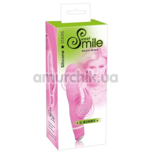 Вибратор Smile G-Bunny, розовый