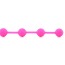 Набор анальных цепочек Posh Silicone “O” Beads, розовый - Фото №8