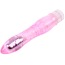 Вібратор Crystal Jelly Glitters Dual Probe, рожевий - Фото №2