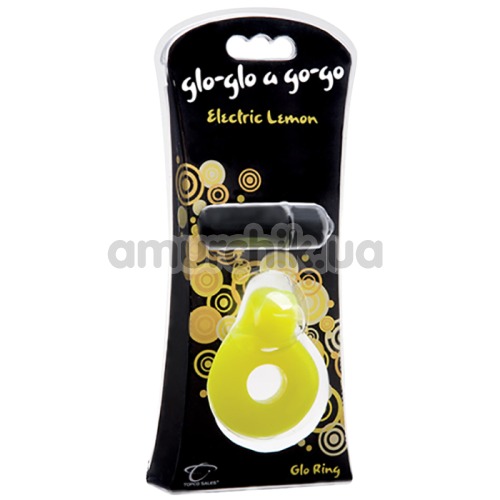 Виброкольцо Glo-Glo a Go-Go Electric Lemon Glo Ring, желтое