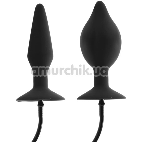Анальний розширювач Medium Silicone Inflatable Plug M, чорний