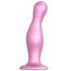 Фалоімітатор Strap-On-Me Dildo Plug Curvy M, рожевий - Фото №1