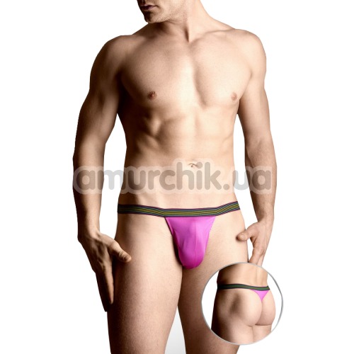 Трусы-стринги мужские Mens thongs розовые (модель 4496)