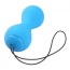 Вагинальные шарики Gballs 2 App - Lagoon, голубые - Фото №5