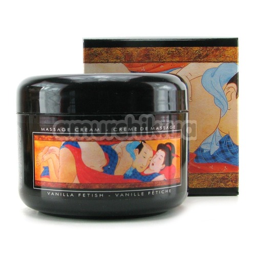 Крем для масажу Shunga Massage Cream Vanilla Fetish - ваніль, 200 мл