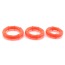 Набор эрекционных колец Posh Silicone Love Rings, 3 шт оранжевый - Фото №4